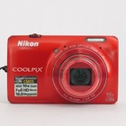 Nikon Coolpix S6300 16.0Mp Digital Camera With Battery, Sd Card, + Usb Cable Iob