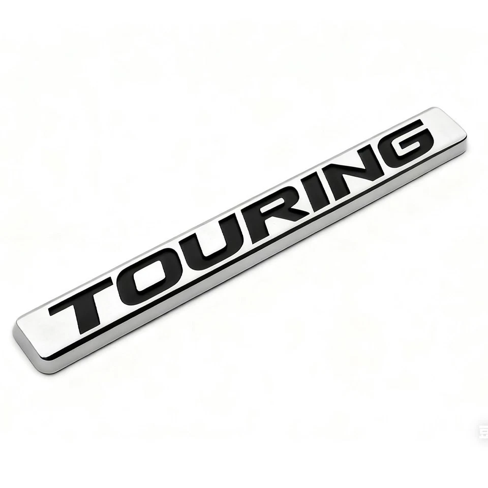 Honda Civic Touring Rear Trunk Letter Logo Badge Emblem Nameplate OEM Chrome - Image 3 of 4