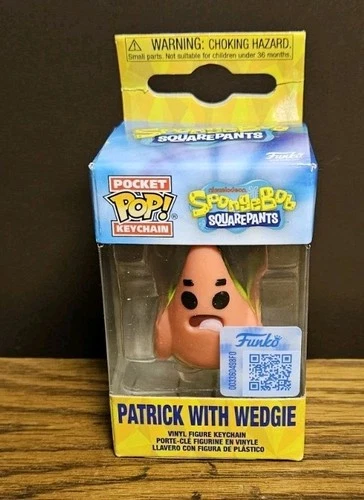 Funko Pocket Pop Keychain Television Spongebob Squarepants Patrick With Wedgie