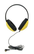 Califone 2800-YL CT Listening First Stereo Headphones, Yellow; Comfortable