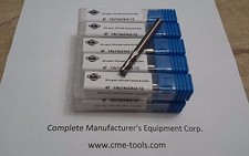 10pcs 1/4"x3/4x2-1/2 solid Carbide End Mills 4 Flt S/E 1006-1/4-new