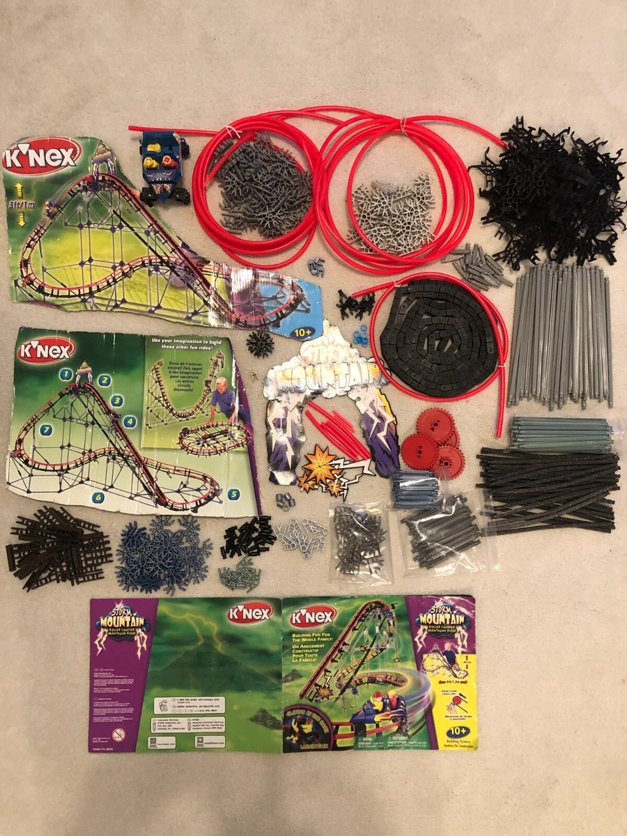 2003 KNEX Storm Mountain Roller Coaster Set # 14144 RARE Complete