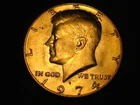 1974-D Kennedy Head Half Dollar BU