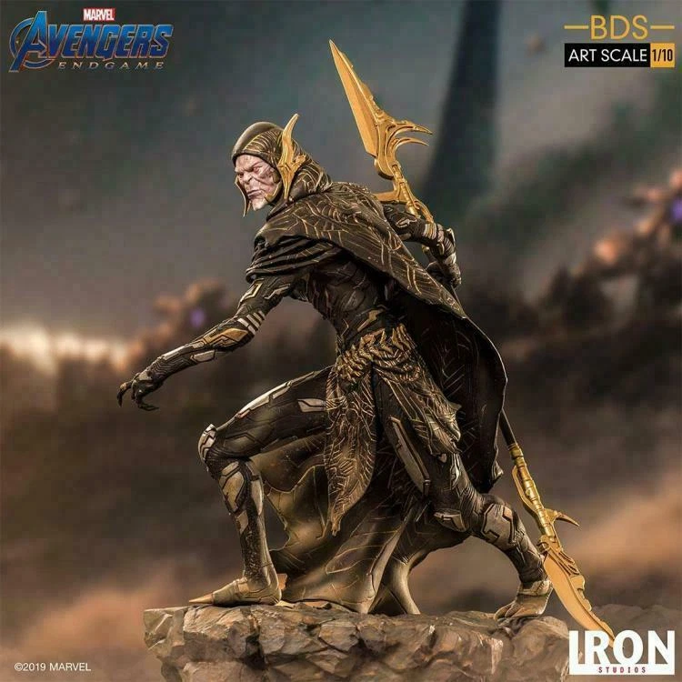 Iron Studios 1/10 Corvus Glaive General Thanos Son Endgame 公仔雕像模型 — 第 2/4 张图片