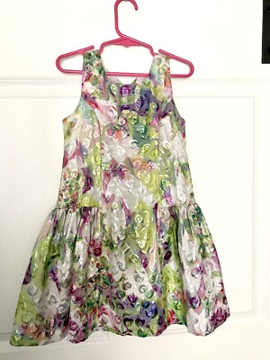 Girls Nordstrom Iris And Ivy Floral Dress Size