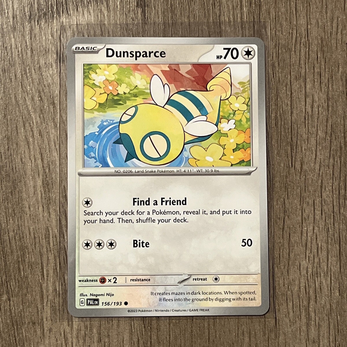 dunsparce pokemon card value [1st Edition] #54 Prices | Neo Discovery [1] Glare (10) Flip a coin Dunsparce - SV05: Temporal Forces