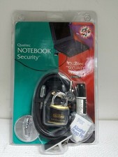 Qualtec NOTEBOOK Security Laptop Cable Lock Kit SEALED