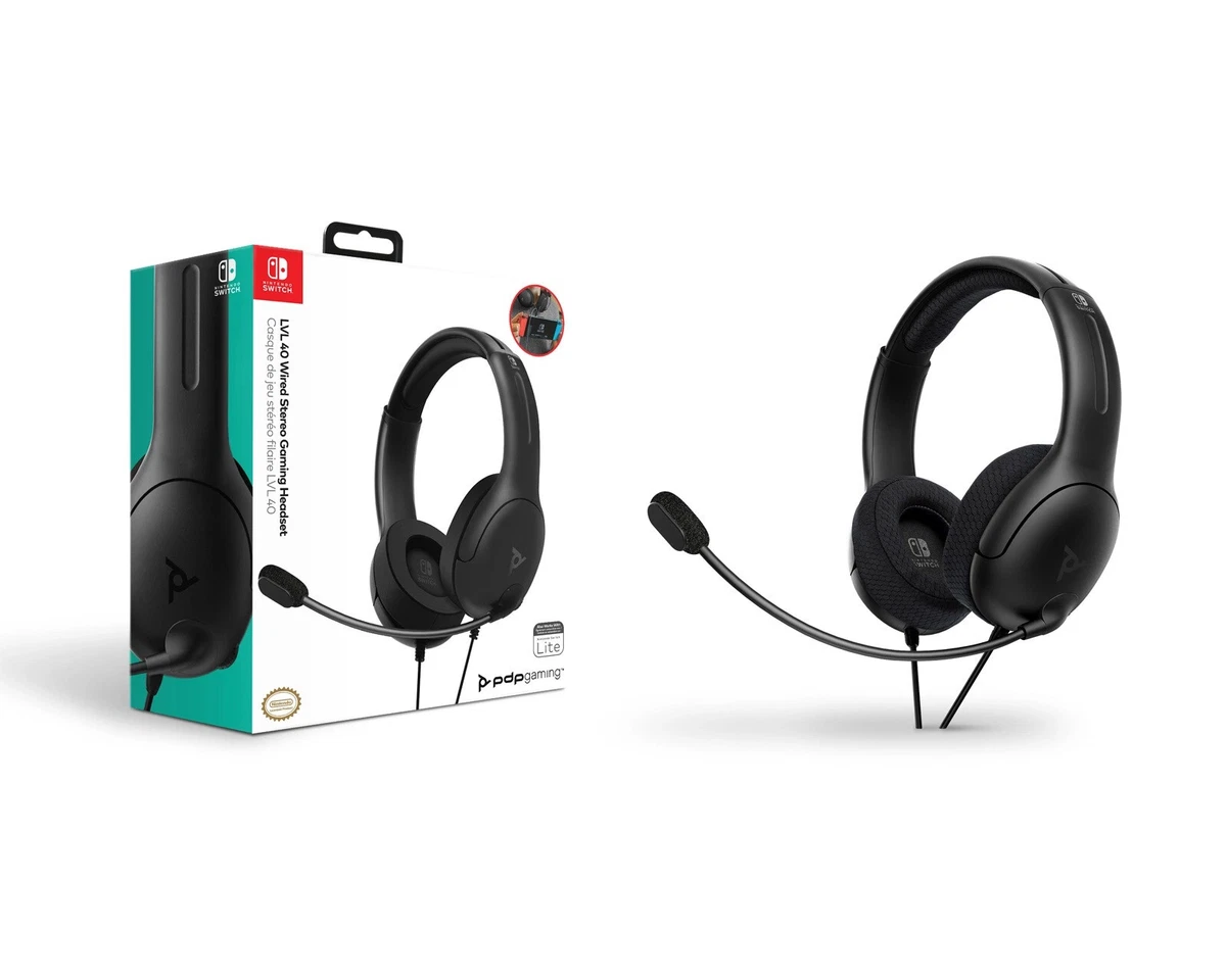 Xbox one lvl40 black clearance wired stereo gaming headset