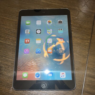 2D Apple iPad Mini 64GB Black Cellular Sprint ME217LL/A No Power Cord