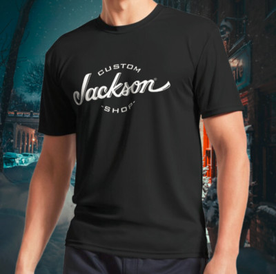 NEW! Jackson Guitars Custom Shop Logo Long Sleeve T-Shirt Funny Size S to 5XL