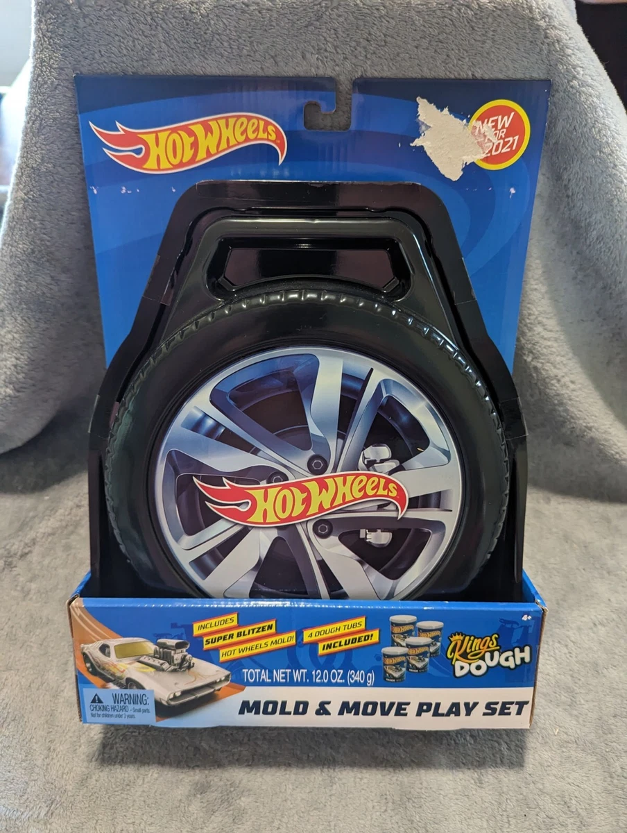 Hot Wheels Toy Mold And Move Playdough Set New In Package