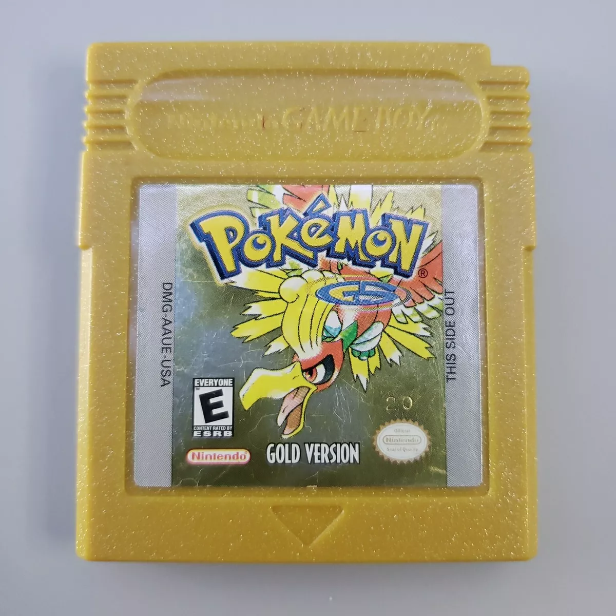 Pokemon Gold Version (Nintendo Game Boy Color, 2000) for sale