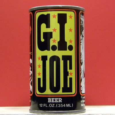GI Joe Beer 12 oz Can Air-Filled Can Schell Schells New Ulm Minnesota 793 H/G