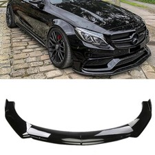 For Mercedes-benz Glk250 Glk300 Glk350 Front Bumper Lip Spoiler Splitter Black