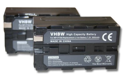 Vhbw Batteria Compatibile Per Mitoya RL-480 E Videocamere - Alta Capacità 10400mAh, 7.4V, Ioni Di Litio, Sostituisce NP-F750/F550/F930 E Molti Altri