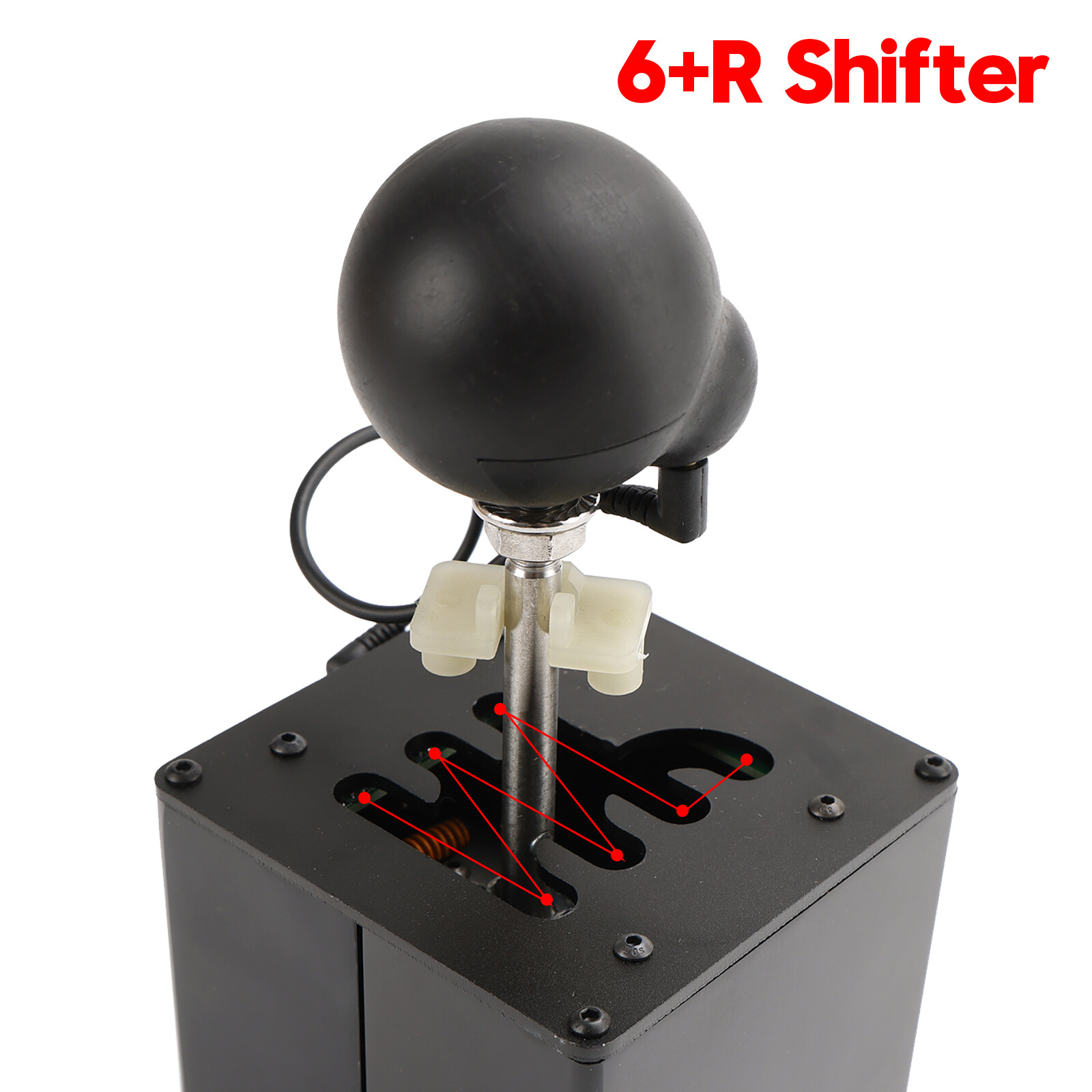 6+R USB Simulator Gear shifter for Logitech G29 G27 G25 G920 Steering