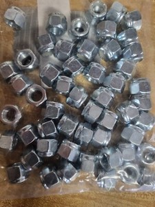 LOCK NUT'S - 3/8"-24 ZINC PLATED - GRADE 2 - NEW SURPLUS