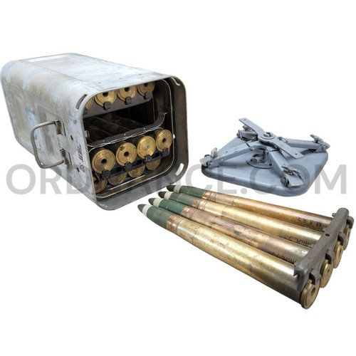 40mm Bofors 16-Cartridge Ammunition Storage Container AMMO WW2 Navy box rounds