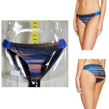 Oakley Womens Wavelength Tab Side Pant Bikini Bottom Blue Sz S Swimsuit NWT