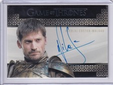 Game of Thrones Valyrian Steel Nikolaj Coster Jaime Lannister Autograph Card