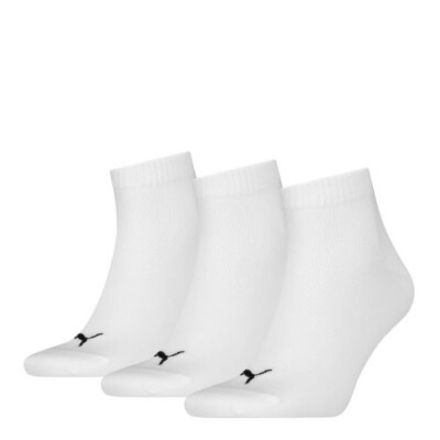 3-15 Paar, Puma Quarter Herren Damen Socken Strümpfe Kurzsocken uni Größe 39-46*