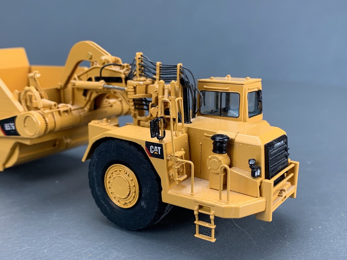 キャタピラー657Gコールスクレーパー 1/87HOスケール　ブラスモデル 1:87 Classic Construction Models Brass Cat 657G Scraper Yellow
