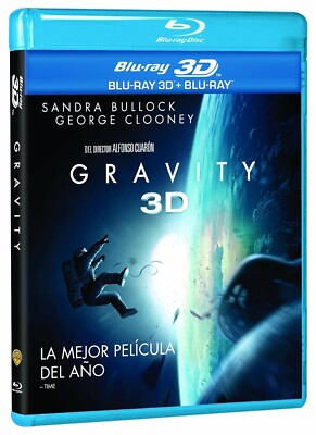 Gravity Blu-ray 3D + 2D (21 Febrero 2014 descatalogado)  Sandra Bullock, George