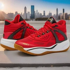 AND1 Revel Low Men’s Basketball Shoes | AD90209MD | Men's 11 | Women's 12.5- RED