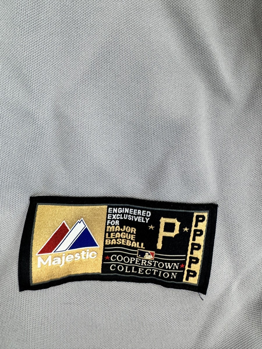 Majestic Cooperstown Collection Pittsburgh Pirates MLB Gray Jersey