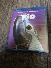 Rio  2011 Blu-ray DVD,2017,2-Disc Set Anne Hathaway