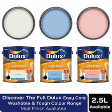 Dulux Easycare Washable & Tough Paint, All Shades, Matt Emulsion, 2.5L