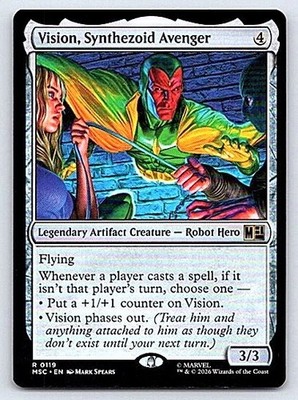 Vision, Synthezoid Avenger  Marvel Super Heroes Commander    #119