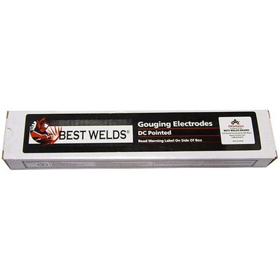 Best Welds 22-033-003X CopperClad Prof pointed DC Gouging Carbons 3/16 x 12 pk50