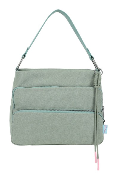 Fritzi Aus PreußEn Donny Hobo Bag Canvas Tasche Jade GrüNgrau-image