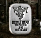 Metals Mafia .999 1 oz Silver Hand Poured Ingot Bar ( Pit Bullion )