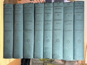 The Babylonian Talmud 1918 8 volumes of 10 Vol Set Translated Rodkinson & Wise