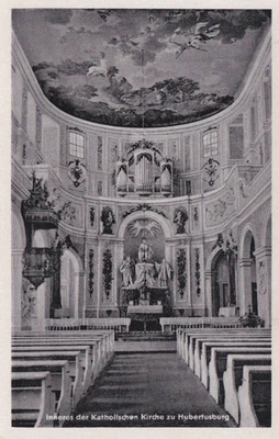 AK Deutsches- Reich Wermsdorf Katholische Kirche zu Hubertusburg Inneres top !!! - Bild 1 von 2