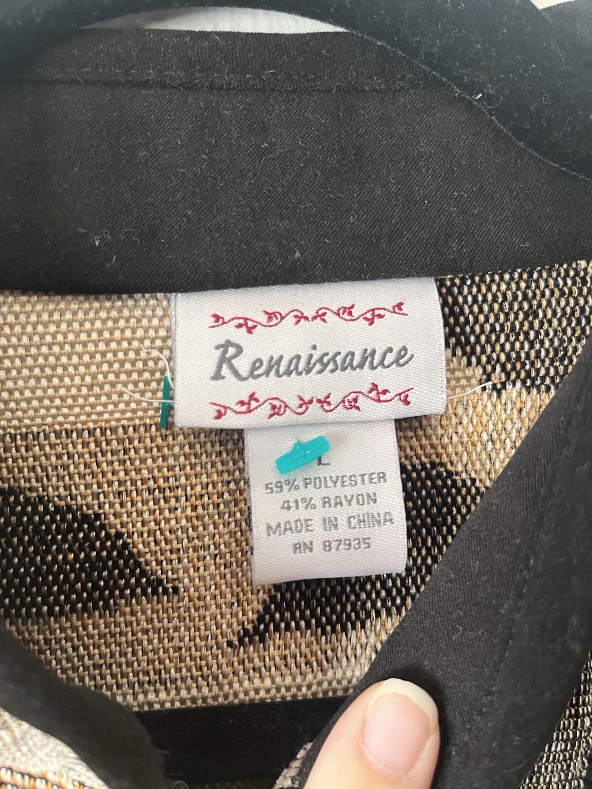 Vintage Renaissance Patchwork Zip Up Jackets Wome… - image 3