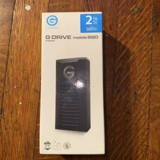 G-Technology 2TB G-DRIVE mobile SSD  External - USB-C (USB 3.1), Up to 560 MB/s