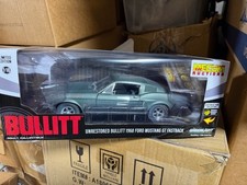 BULLITT MUSTANG UNRESTORED VERSION  STEVE MCQUEEN DIECAST 1.18 SCALE CAR MECUM