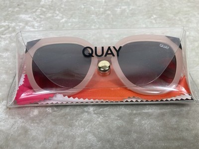 Quay Australia Noosa 125 Sunglasses Cat Eye Pink Tortoise Shell