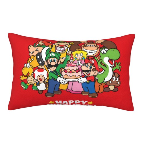  Federa per bambini Super Mario cartone animato per capelli pelle federa con cerniera regalo - Foto 28 di 34