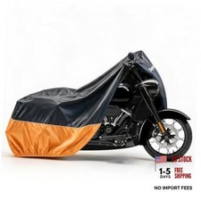 Motorcycle Cover for Touring, Heavy Duty Waterproof Motorcycle Cover