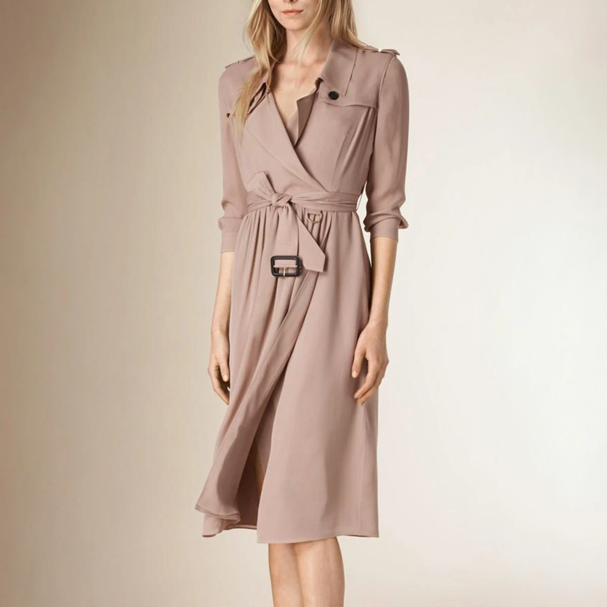 Burberry Knee Length 3/4 Sleeve Dresses for Women for sale | eBay