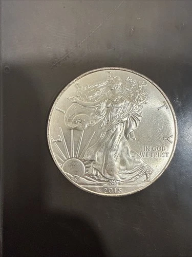 2015 Silver American Eagle $1 Uncirculated from US Mint Roll .999 pure silver
