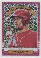 2019 Donruss Optic Diamond Kings Pink Velocity Prizm /199 Eugenio Suarez #25 pf7