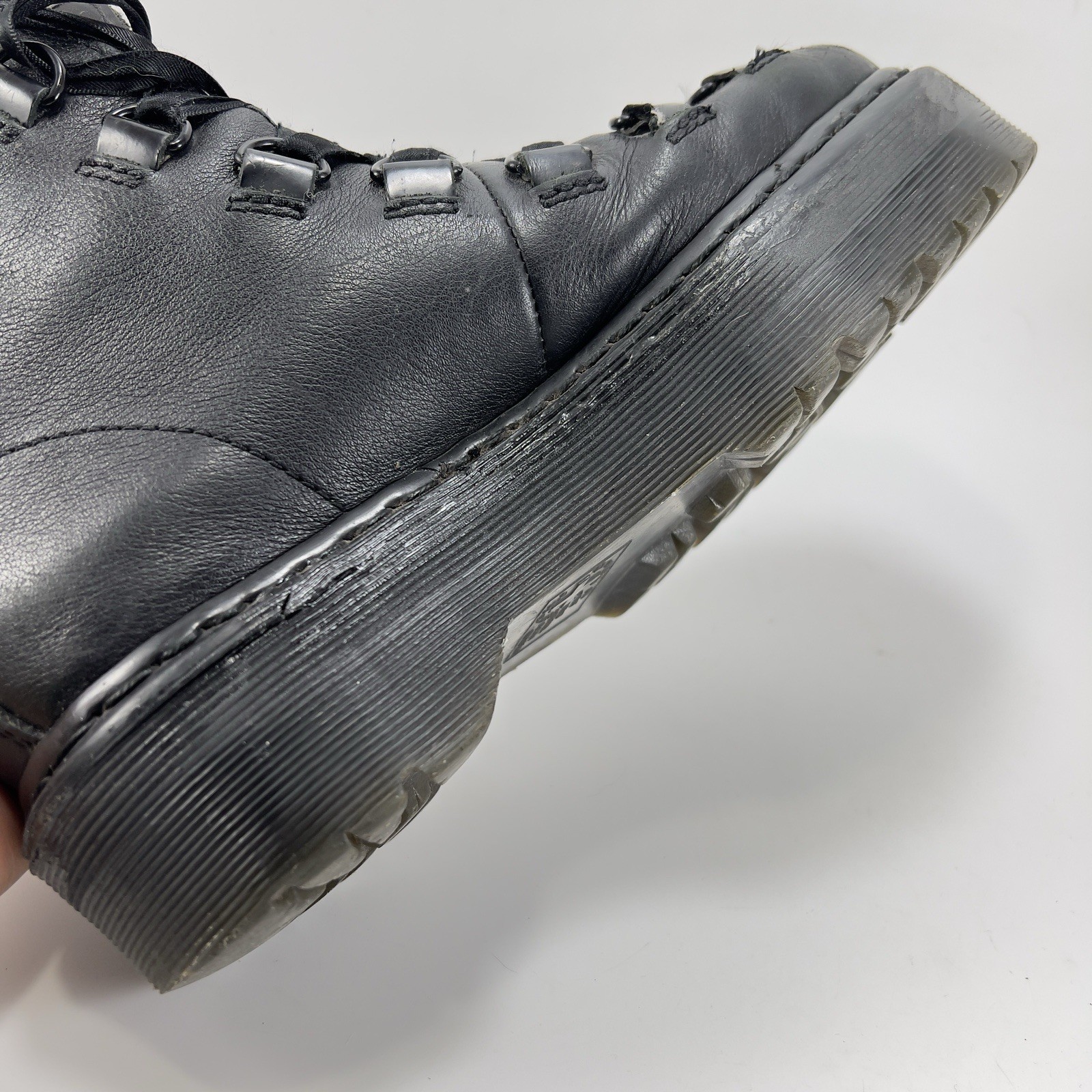 Dr. Doc Martens Trevonna Platform Boots Women US 7 Black/Black Pisa D Ring 8-Eye thumbnail 6