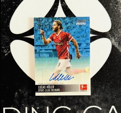 2021-22 Topps Stadium Club Chrome BL - Höler Blue Wave Autograph /79 - Freiburg