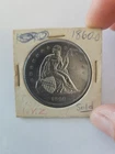 1860-O $1 Seated Liberty One Dollar Silver New Orleans Early US Coin RARE!