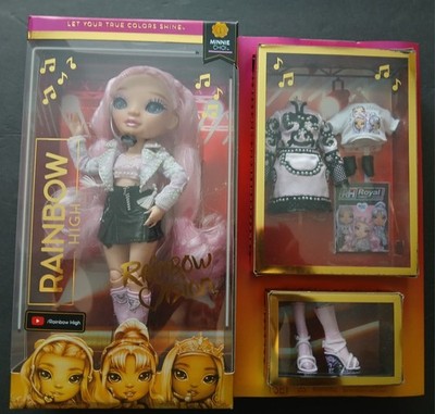Rainbow High Minnie Choi Rainbow Vision Royal Three K-Pop Pink Fashion Doll RARE